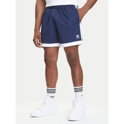 adidas Спортни шорти Mock Eyelet JY1310 Тъмносин Regular Fit