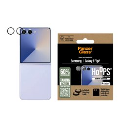 Стъклен протектор за камера PanzerGlass Hoops за Samsung Galaxy Z Flip 7, Прозрачен