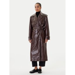 HUGO Преходно палто Malitte-1 50542286 Кафяв Relaxed Fit