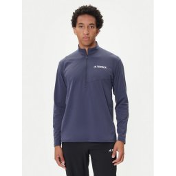 adidas Суитшърт от техническо трико Terrex Multi Climacool JM7084 Син Regular Fit