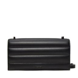Дамска чанта Calvin Klein Line Quilt Sm Conv Shoulder Bag K60K612639 Черен