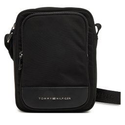 Мъжка чантичка Tommy Hilfiger Th Business Mini Reporter AM0AM13190 Черен