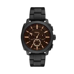 Часовник Fossil Machine Chronograph FS6097 Черен