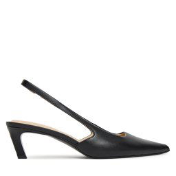 Обувки на ток Calvin Klein Ess Kitten Heel Sling Back HW0HW02641 Черен