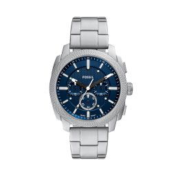Часовник Fossil Machine Chronograph FS6096 Сребрист