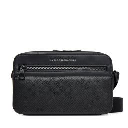 Мъжка чантичка Tommy Hilfiger Th Monogram Ew Reporter AM0AM13837 Черен