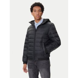 BOSS Преходно яке Odenis 50543616 Черен Regular Fit