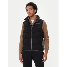 Guess Жилетка за костюм Z5BL01 W3230 Черен Regular Fit