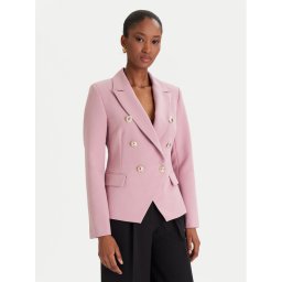 Rinascimento Сако CFC0126227003 Розов Slim Fit
