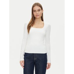 Gap Блуза 637795-02 Бял Regular Fit