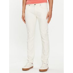 Lee Дънки Luke 112349207 Бял Slim Fit