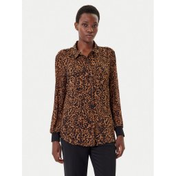 DKNY Риза P43A8FXZ Кафяв Regular Fit