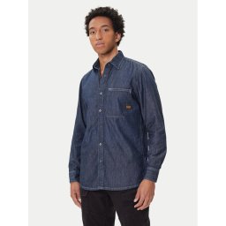G-Star Raw дънкова риза D27083-D539 Тъмносин Regular Fit