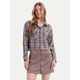 ONLY Риза Riley 15351443 Сив Regular Fit