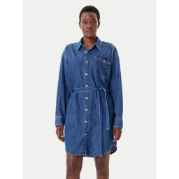 G-Star Raw Дънкова рокля D26814-D252 Тъмносин Regular Fit