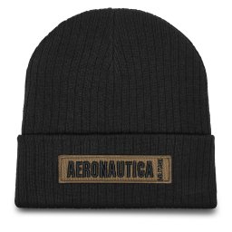 Шапка Aeronautica Militare 252CU0081UL00449 Черен