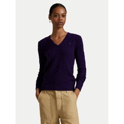 Polo Ralph Lauren Пуловер 211971866010 Виолетов Slim Fit