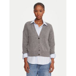 Marella Кардиган Chicco 2523346044 Сив Loose Fit