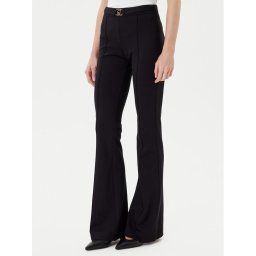 Liu Jo Текстилни панталони MF5143 J9189 Черен Regular Fit