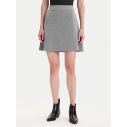 Vero Moda Мини пола Saba 10325944 Сив Regular Fit