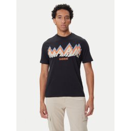 Napapijri Тишърт Fiemme NP0A88T5 Черен Regular Fit