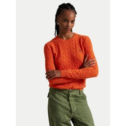 Polo Ralph Lauren Пуловер 211971865010 Оранжев Slim Fit