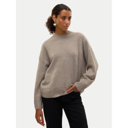 Vero Moda Пуловер Boom 10320463 Сив Loose Fit