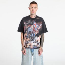 Тениска REPRESENT x Iron Maiden Steed T-Shirt Stained Black XL