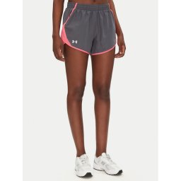 Under Armour Спортни шорти Fly By 3" 1382438 Сив Loose Fit