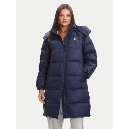 Calvin Klein Jeans Пухено яке Essential LV047D502G Тъмносин Regular Fit