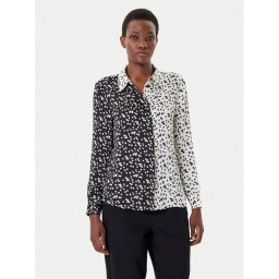 French Connection Риза 72ZCR Черен Regular Fit