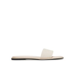 Calvin Klein Чехли Flat Slide - He HW0HW02378 Екрю