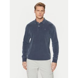 Marc O'Polo Тениска с яка и копчета M28 2236 55004 Син Regular Fit
