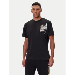 Plein Sport Тишърт FAEC MTK8368 STE001N Черен Loose Fit