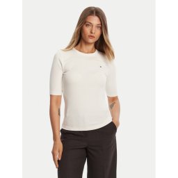 Tommy Hilfiger Блуза WW0WW47308 Екрю Slim Fit