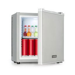 Klarstein Secret Cool, мини хладилник, мини бар, 13l, енергиен клас G, 0d, сребърен (HEA-BCH-17B Silver)