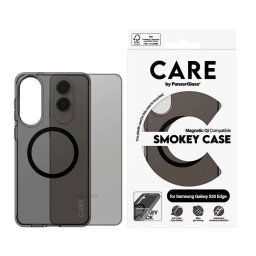 Гръб CARE by PanzerGlass за Samsung Galaxy S25 Edge Flagship Black QI - Smokey