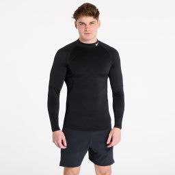 Тениска Nike Pro Men's Dri-FIT Fitness Mock-Neck Long-Sleeve Top Black/ White XL