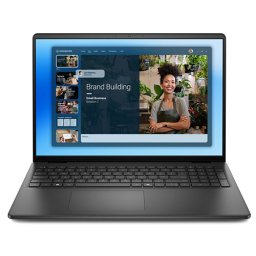 Dell 16 DC16250, Intel Core 5 120U (10 cores, up to 5.0 GHz), 16.0" FHD+(1920x1200) AG, 300nits, 16GB, 2x8GB, DDR5, 5200 MT/s, 512GB M.2 PCIe, Intel Graphics, Cam, FPR, Wi-Fi 6, Backlit Kb, Win 11 Pro, Carbon Black, 3Y PS