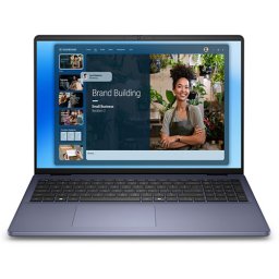 Dell 16 DC16251, Intel Core 5 120U (10 cores, up to 5.0 GHz), 16.0" FHD+(1920x1200) AG, 300nits, 16GB, 2x8GB, DDR5, 5200 MT/s, 512GB M.2 PCIe, Intel Graphics, Cam, FPR, Wi-Fi 6E, Backlit Kb, Win 11 Pro, Midnight Blue, Aluminium,3Y PS