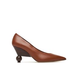 Weekend Max Mara Обувки на ток Nievo 25255260956 Кафяв