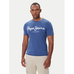 Pepe Jeans Тишърт Original Stretch N PM5010132 Тъмносин Regular Fit