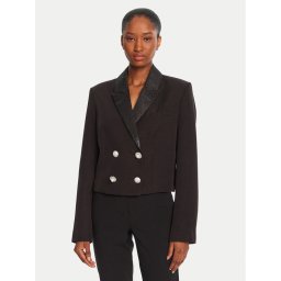 LOLA CASADEMUNT Сако MF2502003 Черен Regular Fit