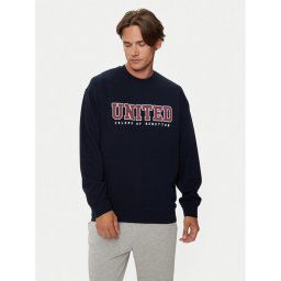United Colors Of Benetton Суитшърт 342ZU1094 Тъмносин Regular Fit