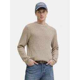 Jack & Jones Пуловер Dover 12278816 Бежов Regular Fit