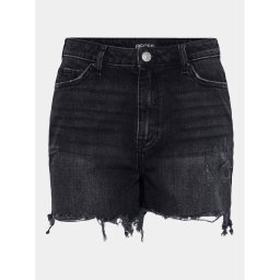 Pieces Дънкови шорти Summer 17146748 Черен Regular Fit