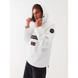Napapijri Анорак Rainforest Winter 3 NP0A4GMC Бял Regular Fit