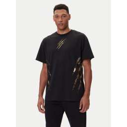 Plein Sport Тишърт FAEC MTK8358 STE001N Черен Loose Fit
