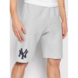 Champion Спортни шорти New York Mlb 216666 Сив Regular Fit