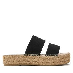 Еспадрили Manebi Hamptons Double Sole 2 Bands Sandals K 1.0 JB Черен